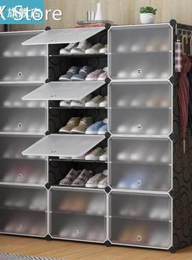 8 Layers 12 Doors Plastic Wardrobe Shoe Rack Shoe Shelf Home