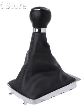 6 Speed Leather Car Manual Gear MT Shift Knob Gaitor Boot
