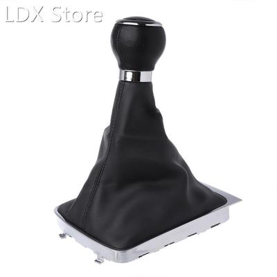 6 Speed Leather Car Manual Gear MT Shift Knob Gaitor Boot