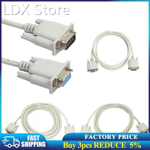 1.5M 3M 5M Serial RS232 9-Pin Male to Female DB9 9-Pin PC Co