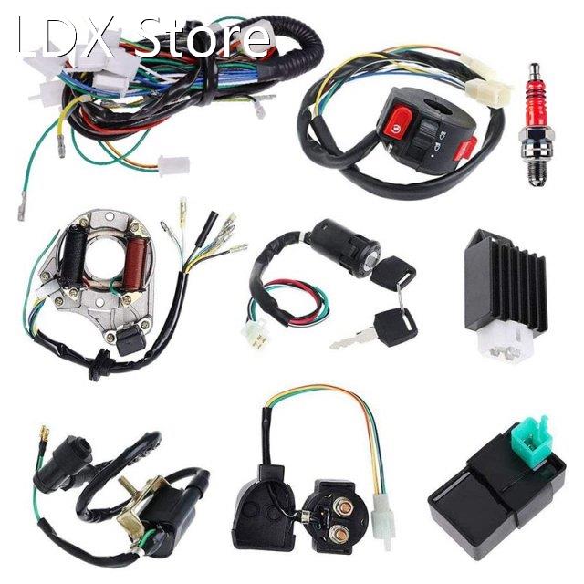 Electrics Stator Coil CDI Wiring Harness Solenoid Relay for