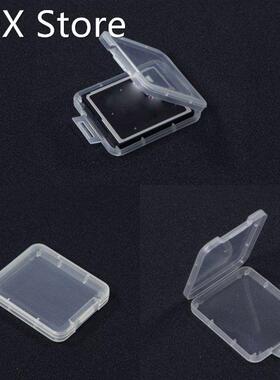 10PCS Transparent Standard CF TF Memory Card Case Holder Bo