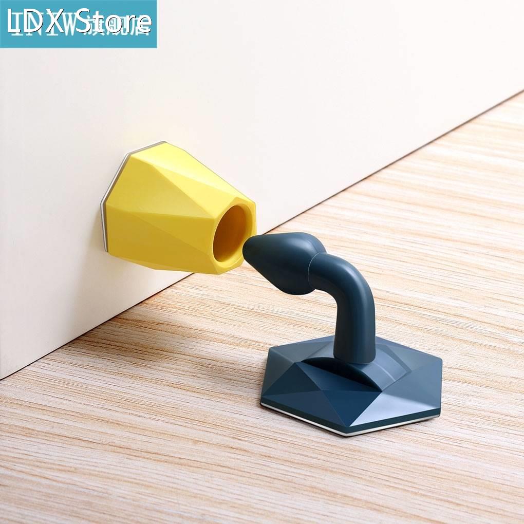 Anti-Collision Silicone Doorstop Punch-Free Floor Door Stopp