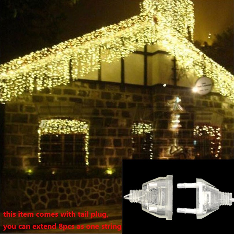 Christmas Outdoor Decoration Indoor 5m Droop 0.4-0.6m Curtai