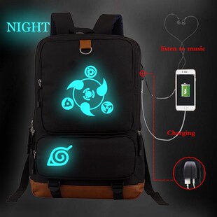 Large Capacity Bagpack Luminous Backpack NARUTO Anime Backp