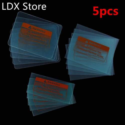 HUXUAN 5pcs New Spare Welding Shield Cover Lens Protector Pl