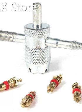 High Quality Car Bike Tire Accessory + 4 Valve Stem Core 4 W