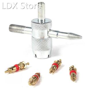 High Quality Car Bike Tire Accessory + 4 Valve Stem Core 4 W