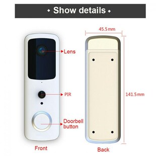 Smart WiFi Video Doorbell Camera IP Door Bell Wireless Home