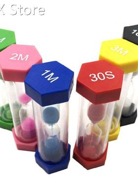 Hourglass Timer Set 6 Colors 1/3/5/10/15/mins 30Seconds Sand