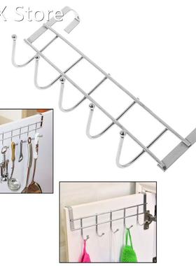 5 Hooks Over Door Clothing Hanger Rack Cabinet Door Loop Hol