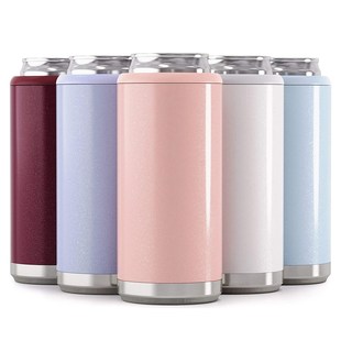 Stainless Steel Skinny Tumbler Cup Can Cooler for Slim Beer