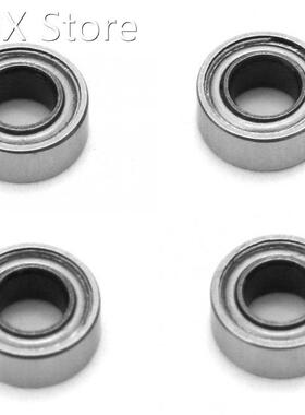 4Pcs SMR63ZZ Stainless Steel Single Row Ball Bearing Thickne