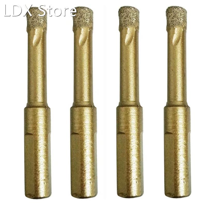 4 PCS Diamond Drill Bits 8mm 5/16 Inch Ceramic Diamond Hole