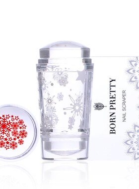 BORN PRETTY Nail Art Templates Clear Jelly Silicone Stamper