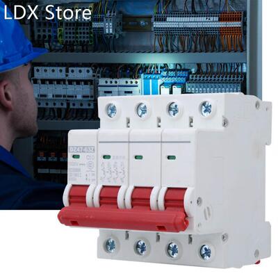 3pcs 4P MCB Miniature Circuit Breaker DZ47-63Z DC 1000V Phot