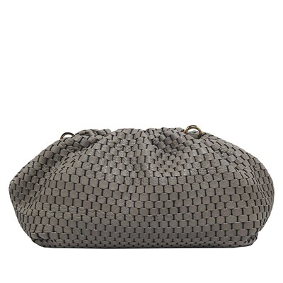 New Trend Handbag 2020 Clutch Bag Women Genuine Leather Kni