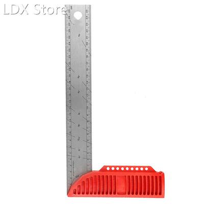 30cm Stainless Steel 90 Degrees Angle Ruler Woodworking Righ