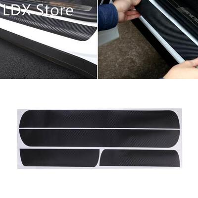 4 Pcs Car Styling Door Scuff Sill Plates Step Plate Protecto