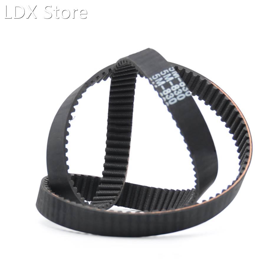1Pcs HTD 5M-1120 To 5M-1185 Black Rubber Closed Loop Timing