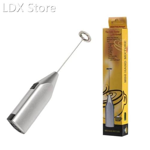 1pc Milk Drink Coffee Whisk Mixer Electric Egg Beater Frothe