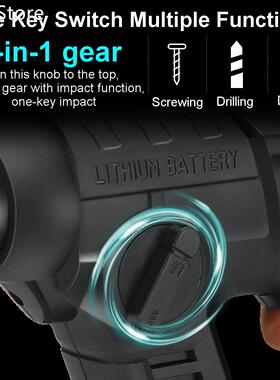 10000bpm 21V Rechargeable Brushless Cordless Rotary Hammer D