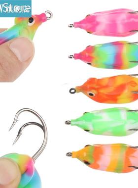 14g Lifelike Frog Fishing Lures Spinner Silicone Artificial