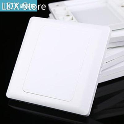 Electric Wall Switch Socket Blank Cover Panel Whiteboard ABS