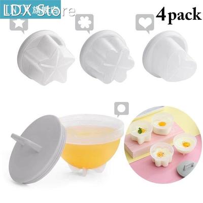 4Pcs Egg Poacher Set Creative Egg Steamer Egg Cooker With Li