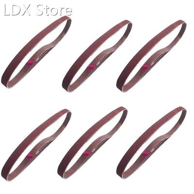 18 Pack 1 x 42 Inches Aluminum Oxide Sanding Belt Kit Assort