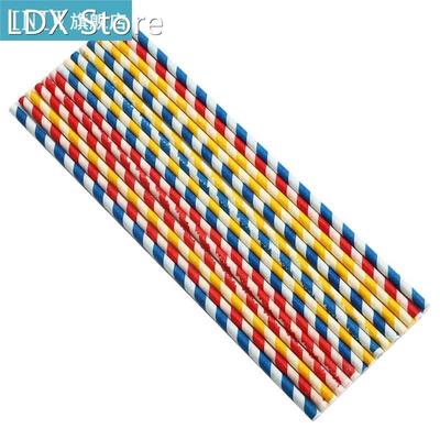 Color Lollipop Stick Lollipop Sticks Food Grade Paper Candy
