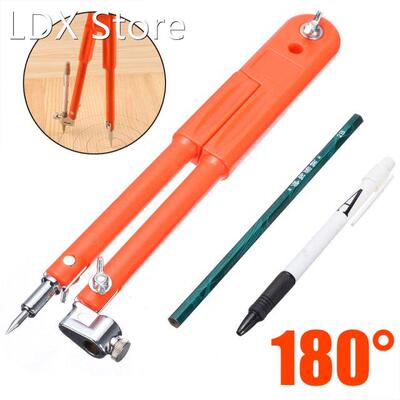 Carpenter Precision Pencil Compasses Adjustable Dividers Mar