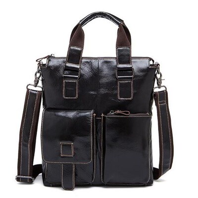 Men Bag Fashion Genuine Leather Men Crossbody Shoulder Hand