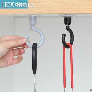 1PC Ceiling Rotary Hook Multi-function Strong Hook Kitchen B