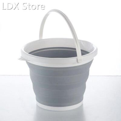 Outdoor Folding Collapsible Silicone Bucket Camping Fishing