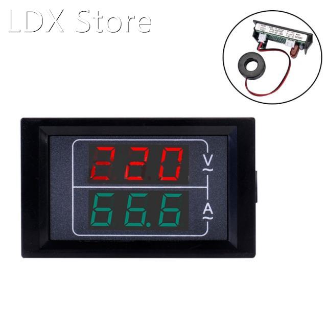 Digital Voltmeter Ammeter AC50-500Amp Voltage Current Volt A