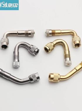 1PC 45/90/135 Degree Angles Brass Air Tyre Valve Adapter for