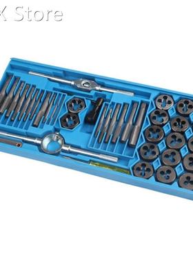 40PC/Set Alloy Steel Hard Round Die Tap Threading Metric Min