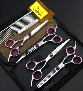 Professional Pet Scissors Sets 6 inch Straight Scissors+Teet