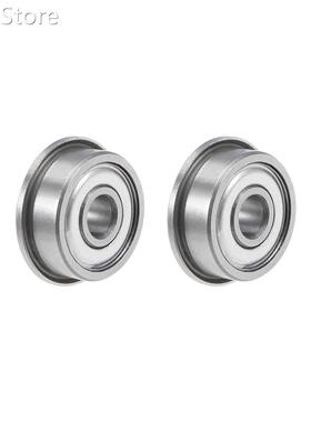 F624ZZ Flange Ball Bearing 4x13x5mm Shielded Chrome Bearings