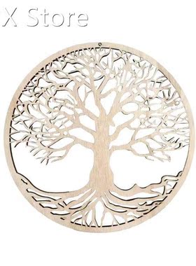 Creative 3D Round Tree Of Life Wall Hanging Decorations Diam
