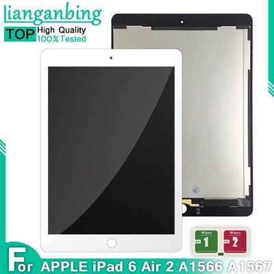 9.7'' LCD For ipad Air 2 ipad 6 A1567 A1566 Full Lcd Displa