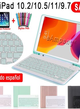 Spanish Keyboard Case For iPad Mini 4 5 2019 9.7 2017 2018