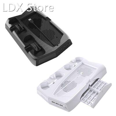 3 USB Hub Dual Controller Vertical Charging Station Charger