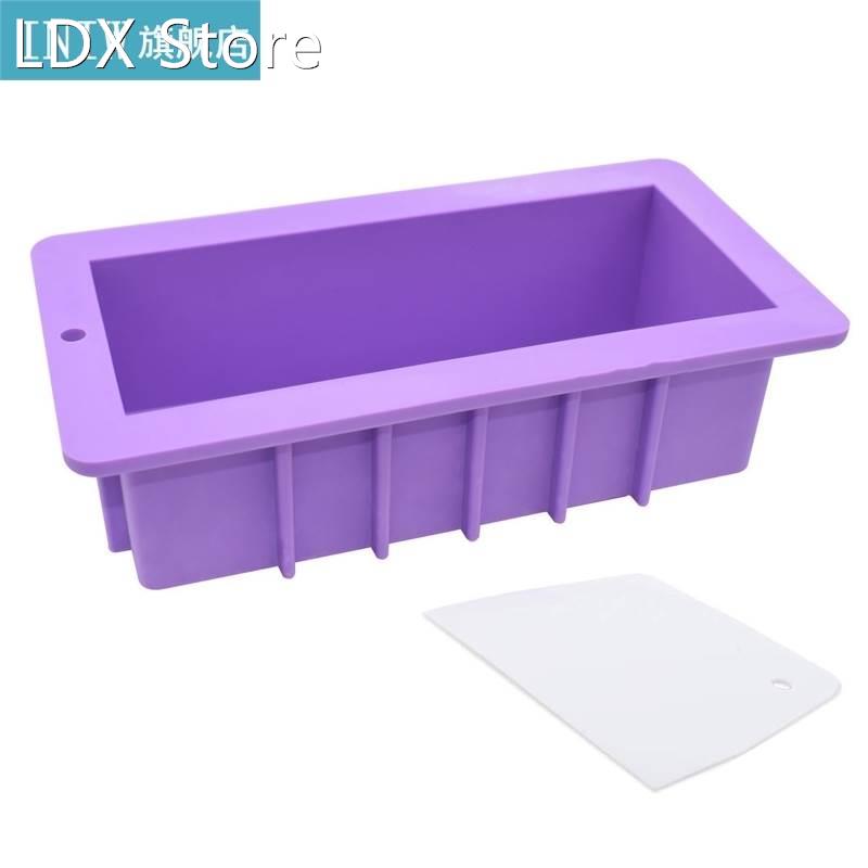 Silicone Loaf Mold for DIY Crafts Soap Making Molds Rectan