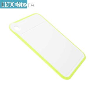 Plastic Cutting Board Green NonSlip Chopping Board for Cutti