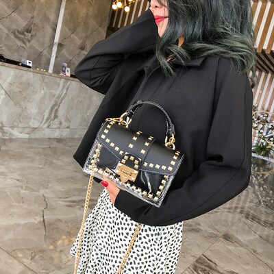 Women New Luxury Handbags Chains City Jogging Bag Female Ri