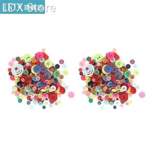 Multi?Size Buttons Sewing Buttons Smooth DIY Mixed Colors S