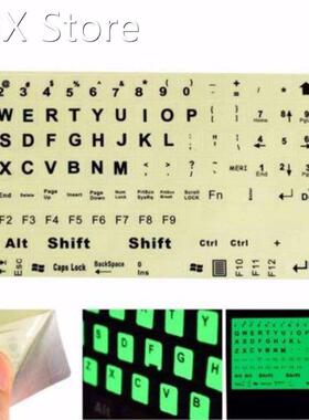 1PC English Standard Keyboard Sticker General PC Laptop Fluo