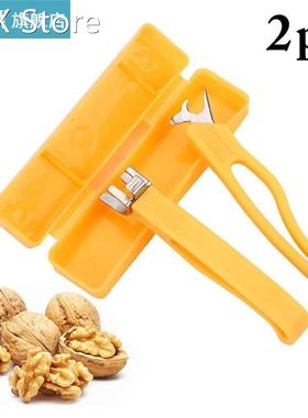 2pcs/set Practical Multifunction 2 In 1 Nut Cracker Opener M